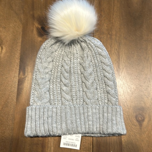 J. Crew Accessories - NWT - J Crew Knit Beanie Pom-Pom